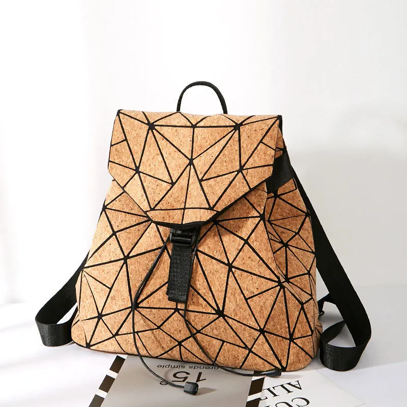 Original Natural Cork Backpack for Women | Fashionable Vegan Travel Bag