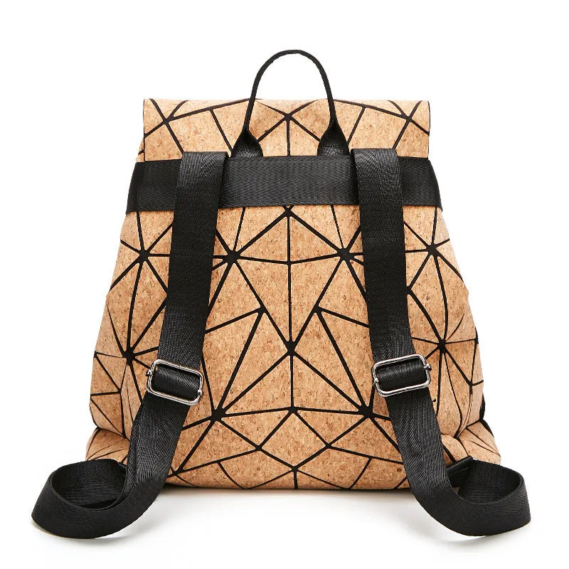 Original Natural Cork Backpack for Women | Fashionable Vegan Travel Bag