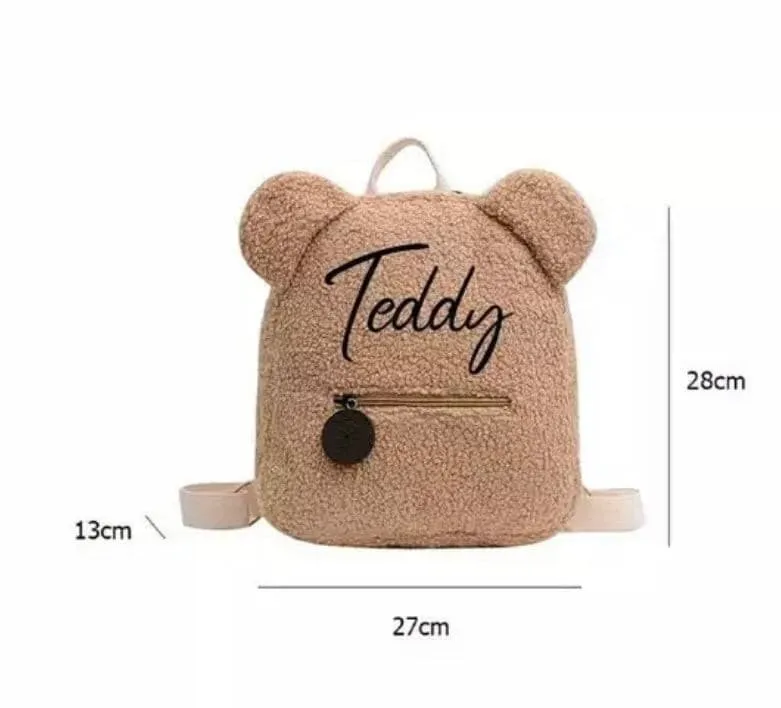 Personalised Backpack with Embroidered Name for Kids