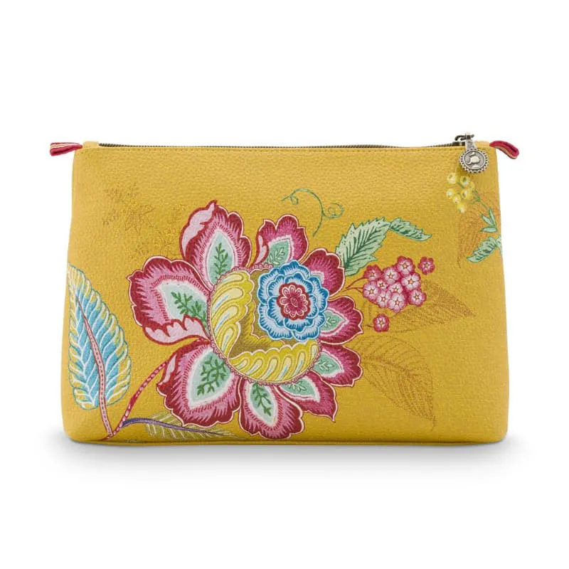 PIP Studio Jambo Flower Combi Yellow Beauty Bag