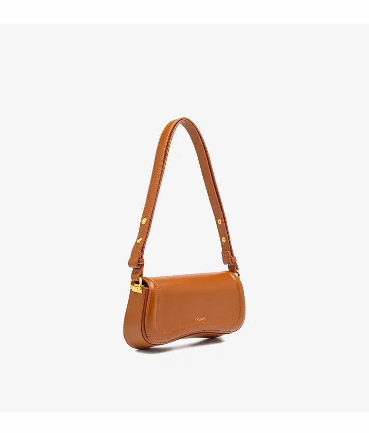 Pre Order:  Magnetic Snap Flap Leather Bag