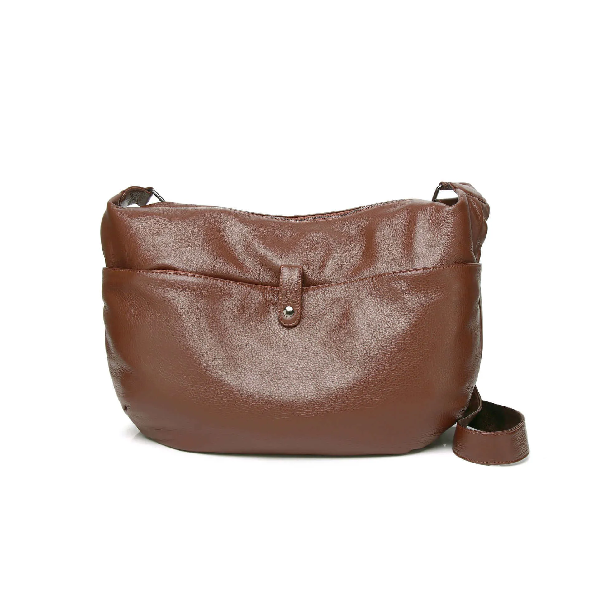 Premium Large Soft Leather Shoulder Crossbody Bag