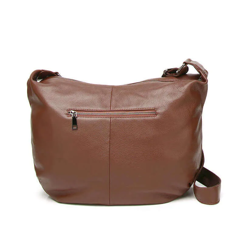 Premium Large Soft Leather Shoulder Crossbody Bag