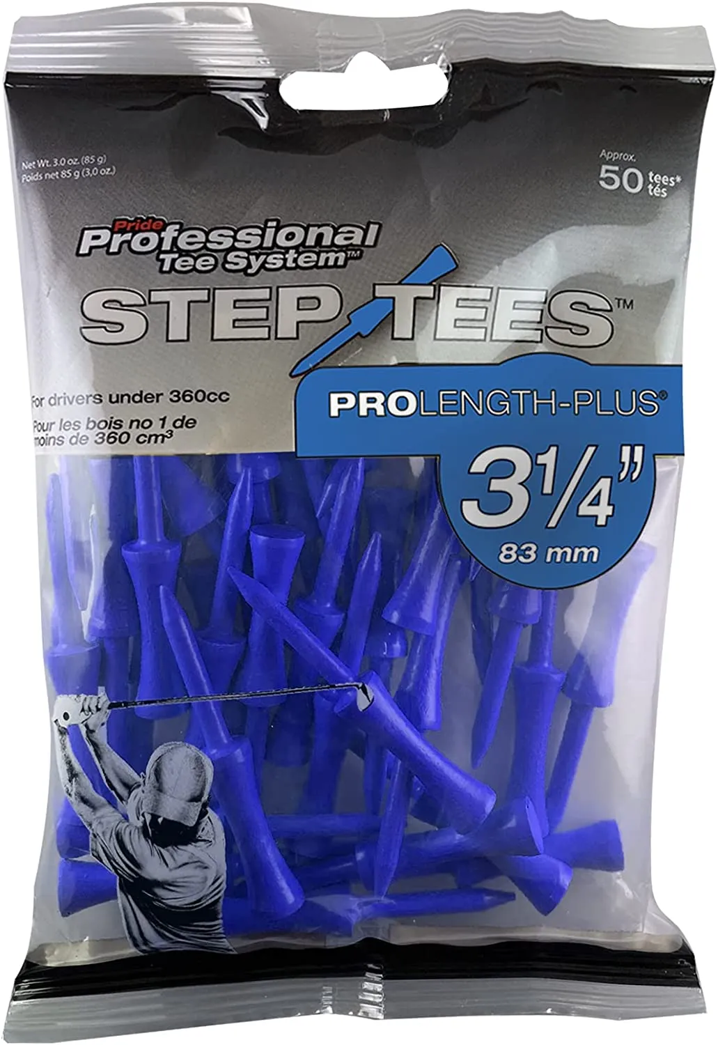 Pride Professional Tee System Two Piece Step Tee - 2 1/8"