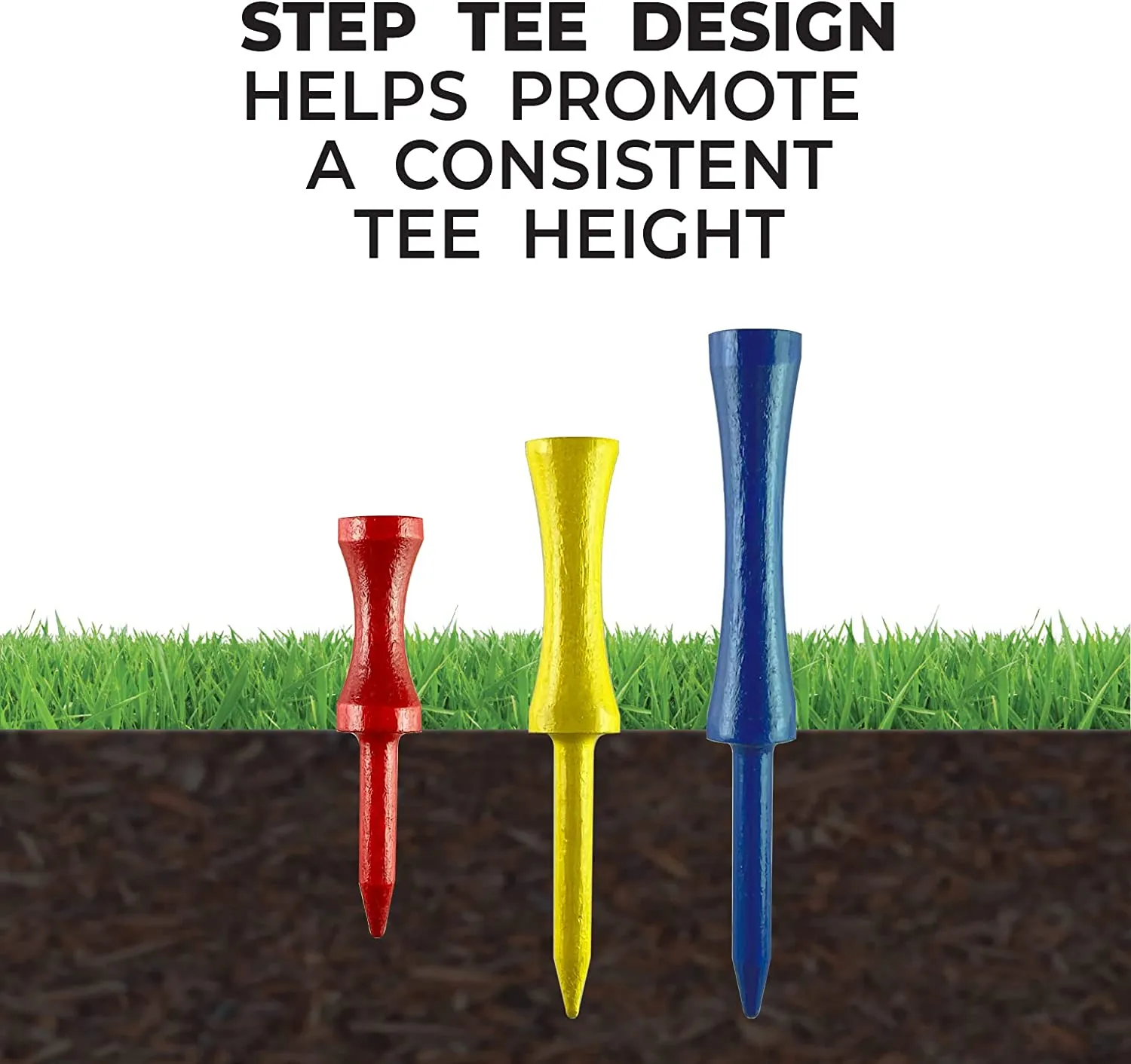 Pride Professional Tee System Two Piece Step Tee - 2 1/8"