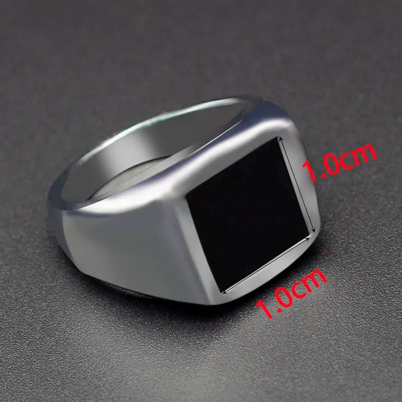 "2021 Square Black Hero Ring: Stylish, Durable."