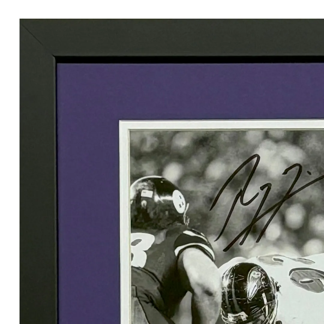 Ray Lewis Signed Baltimore Ravens Framed 11x14 Photo