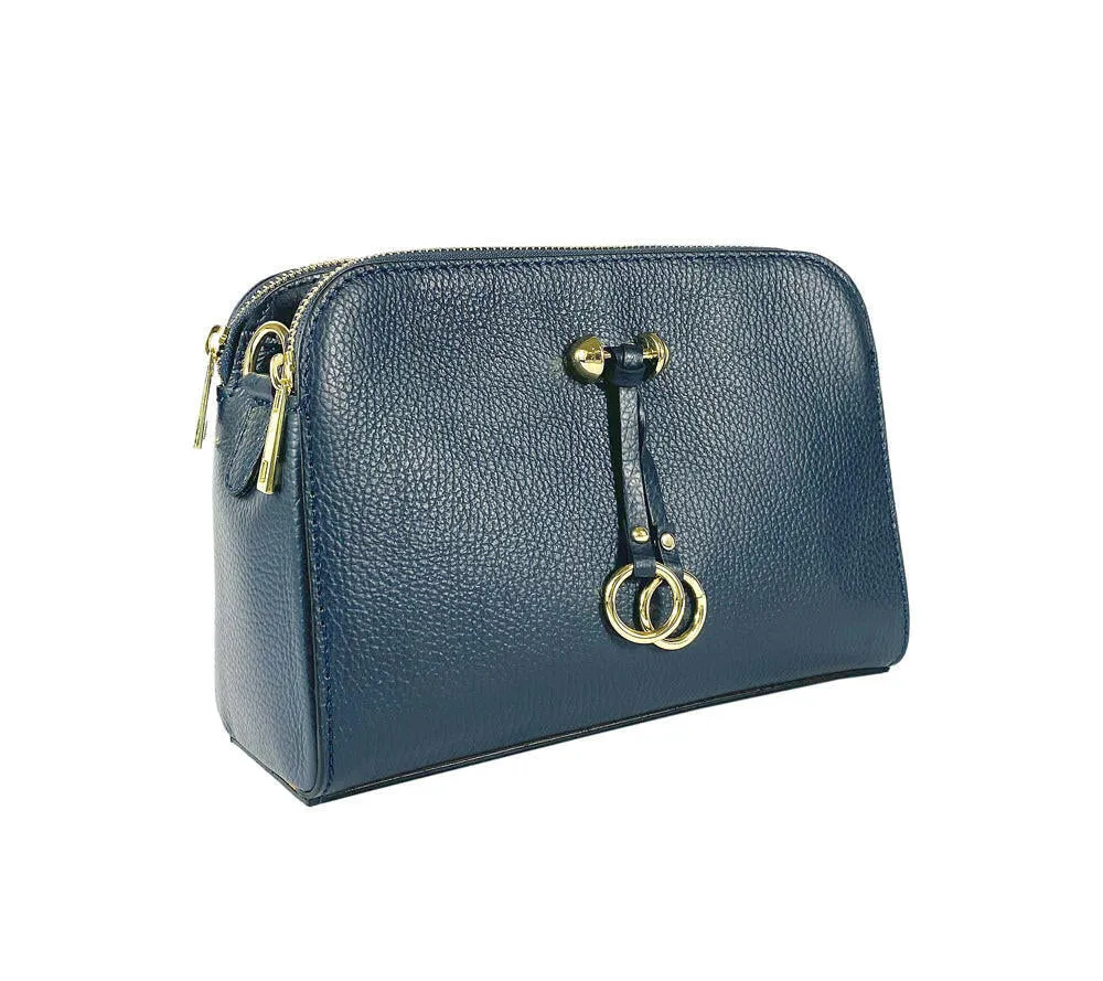 RB1011D | Women's Shoulder Bag in Genuine Leather