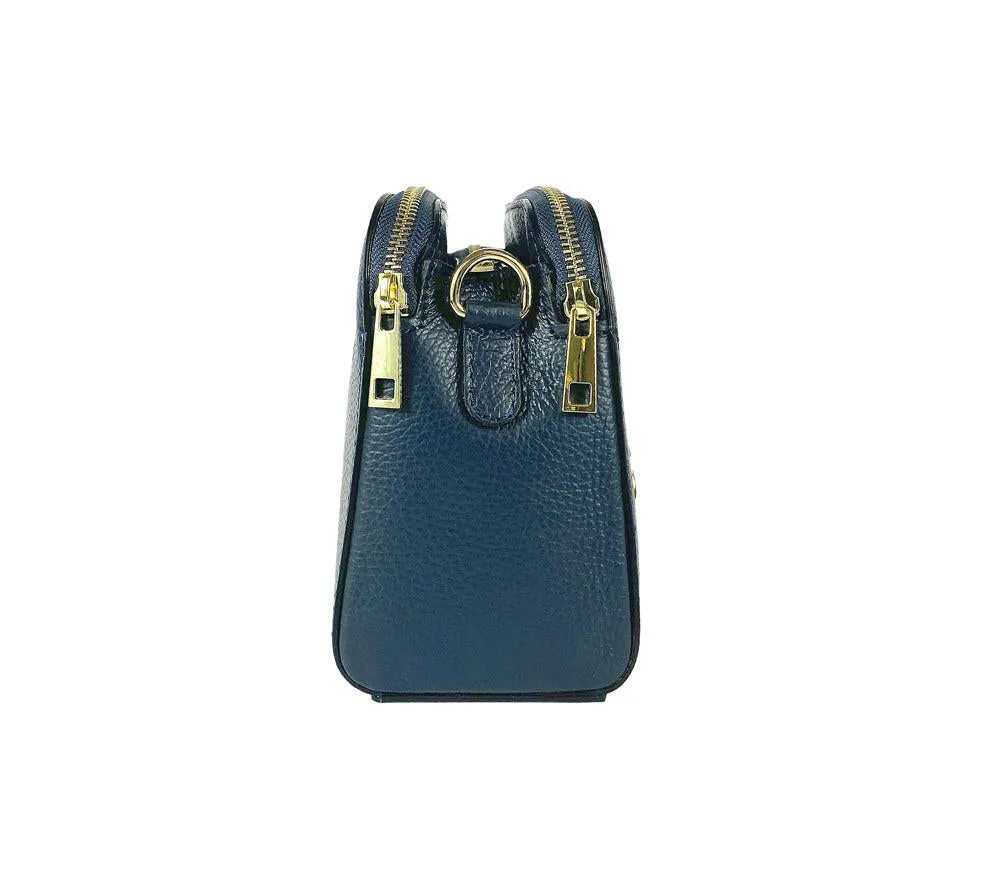 RB1011D | Women's Shoulder Bag in Genuine Leather