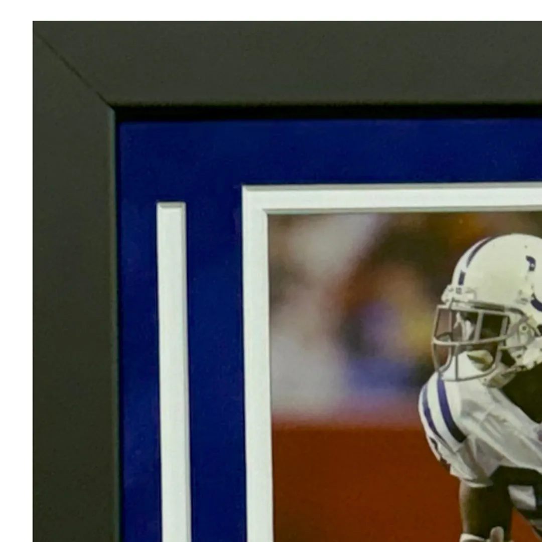 Reggie Wayne Hand Signed & Framed Indianapolis Colts 8x10 Photo (JSA)