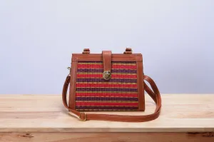 Sedge Wicker Satchel Bag