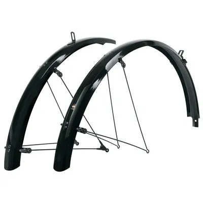 Sks Fender,Bluemels B53,53Mm 26 X 1.0-1.9'', Black Bluemels B53  Fenders  24''/26''