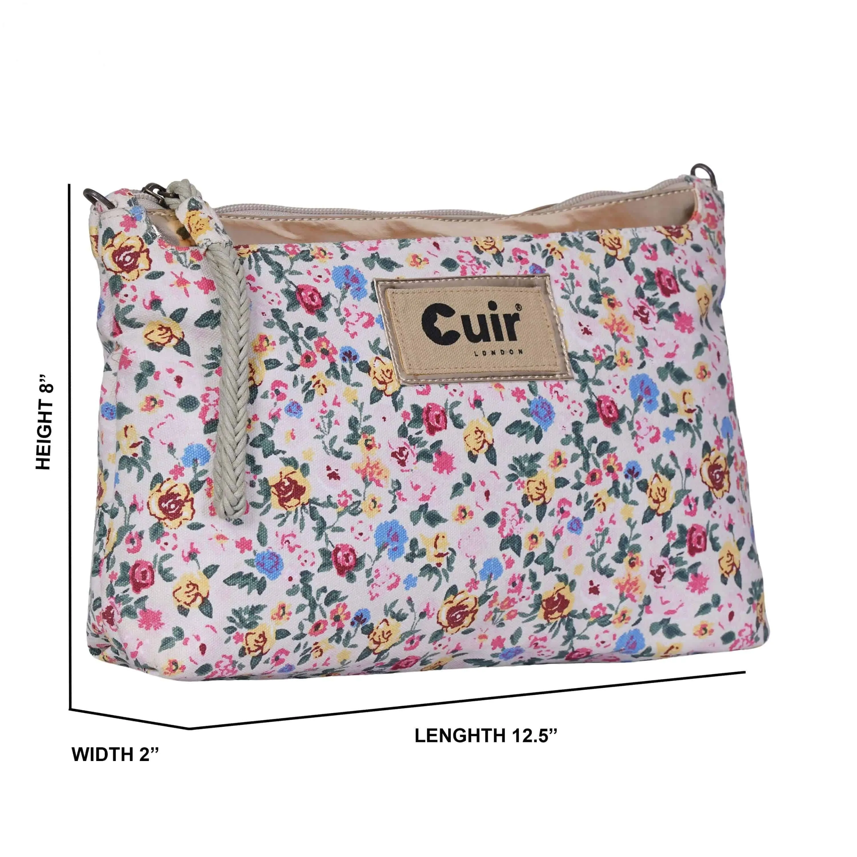 Stylish Flower Printed Clutch Bag | Chic Floral Design