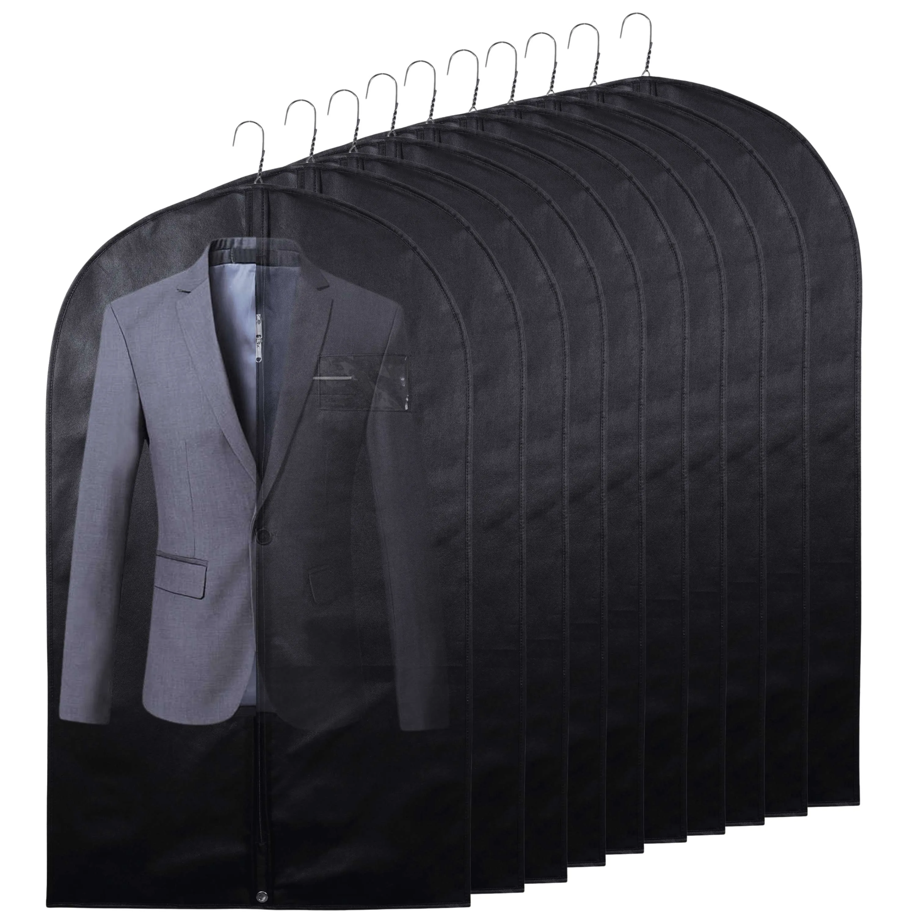 Suit Coat Cover - 40" Black