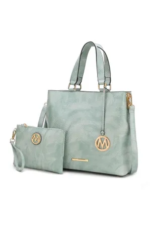 TEEK - MKF Collection Beryl Snake-embossed Tote Bag Set