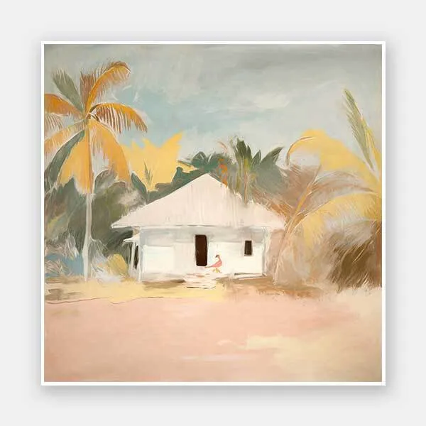 The Beach Hut II Unframed Art Print