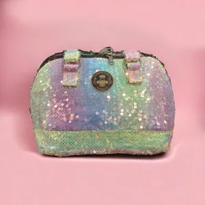 The Iridescent Sequin BeeKeeper Clam Shell Handbag