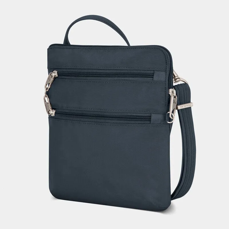 Travelon Anti-Theft Classic Slim Double Zip Crossbody