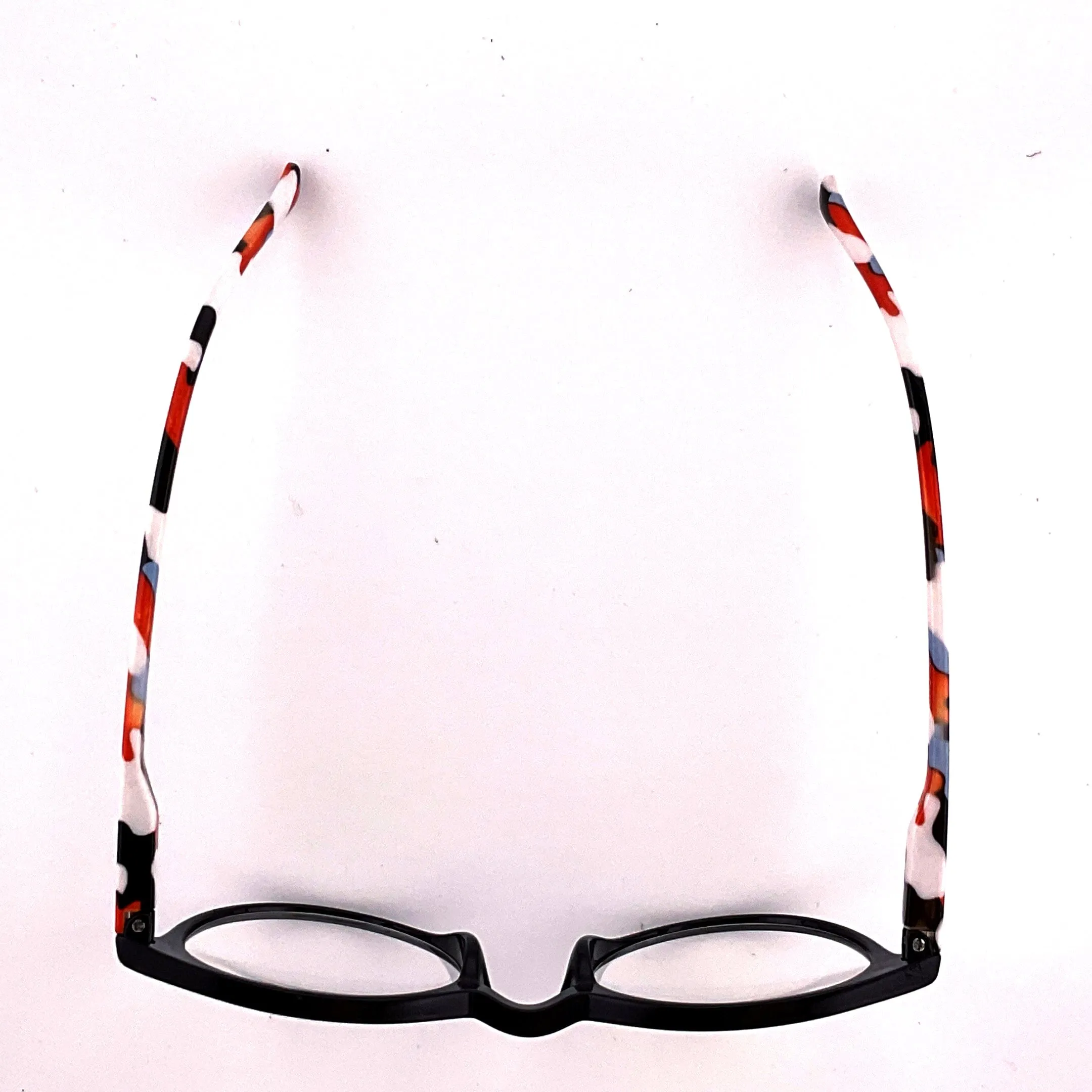 Trendy Fashion Round Keyhole Frame Reading Glasses