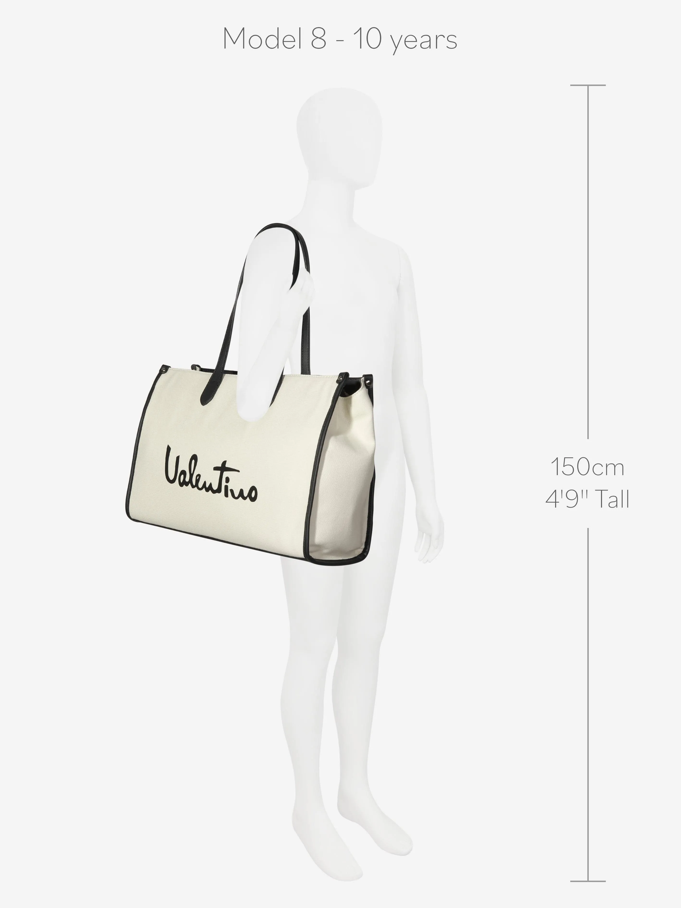 Valentino Girls Vacation Tote Bag in Ivory