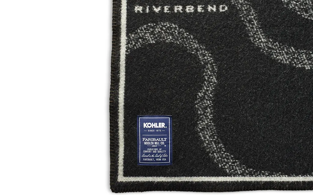 VILLAGE OF KOHLER MAP WOOL THROW