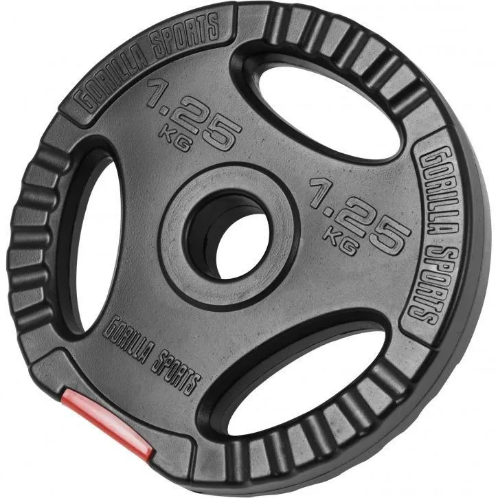 Vinyl Tri-Grip Weight Plate 1.25KG