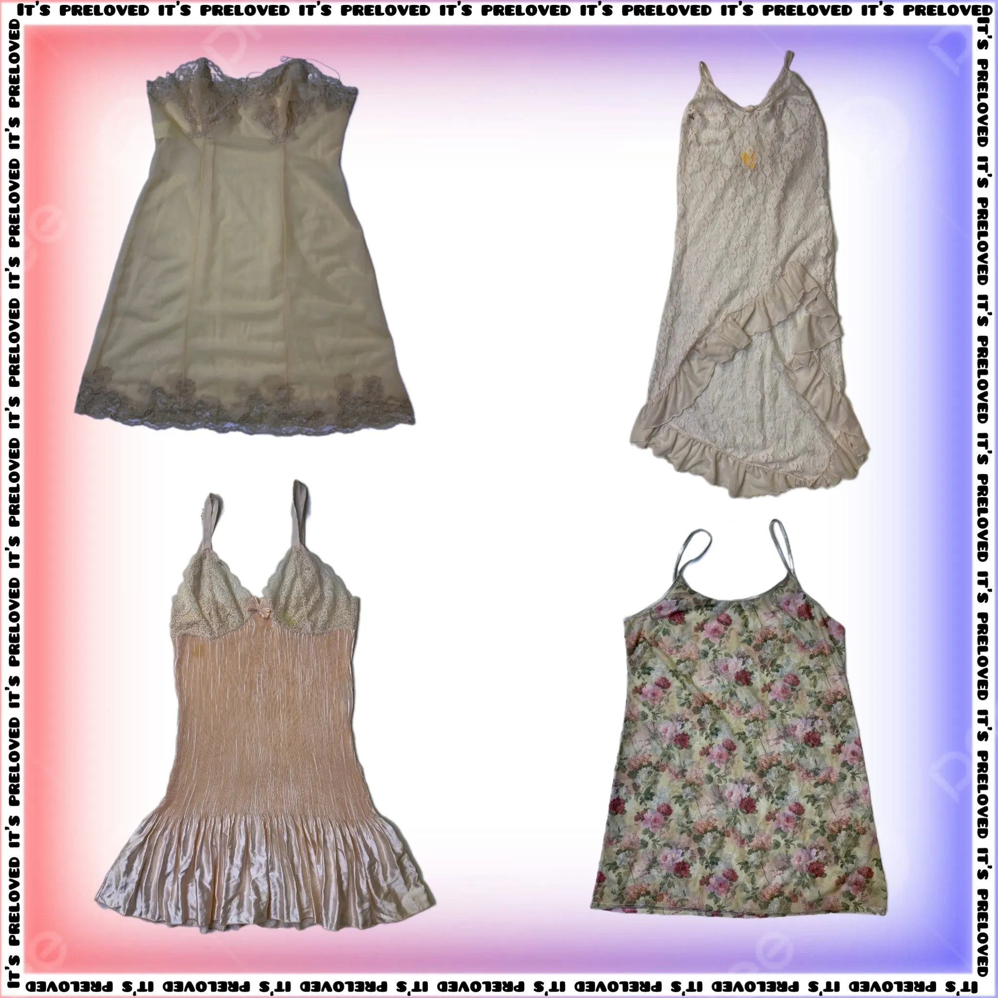 Whimsical Euro: Delicate Slip Dresses (SS-503)