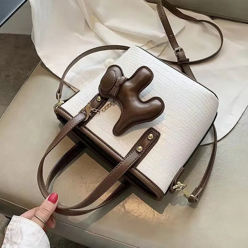 Women Handbags Stylish Shoulder Bag, Satchel Tote Bags, Women Tote Handbag Soft Leather Handle Bag, Roomy Capacity Satchel Handbags, Both for Handbag and Shoulder Bag