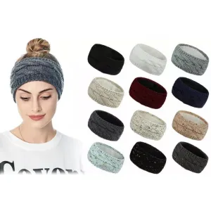 Women's Winter Cable Knit Headband