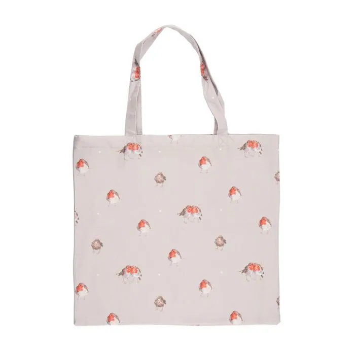 Wrendale Jolly Robin Foldable Shopper Bag